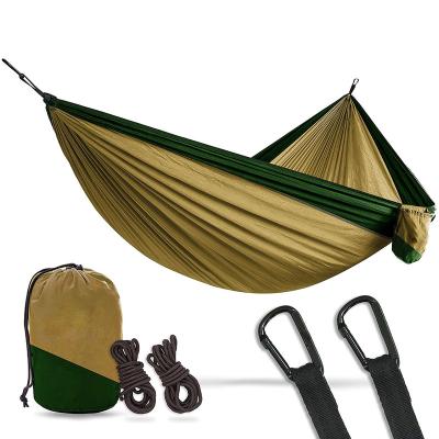 China 2021 Comfortable One Person High Quality Camping Hammock With Ropes for sale