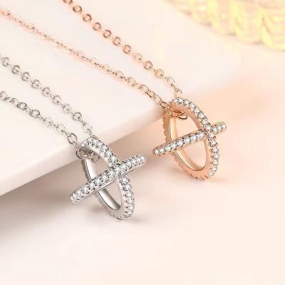 China Factory Price Sidewalk Crystal Planet Pendent Necklace Fashion Jewelry Charm Necklaces For Women Girls Wedding Jewelry for sale