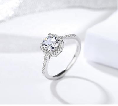 China CLASSIC Hot Selling 925 Sterling Silver Ring With Diamond Zircon For Gift For Party for sale