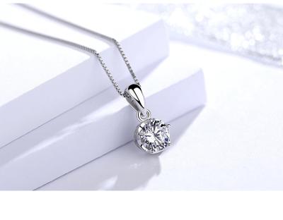 China Cute Round Cut Crystal Cubic Zirconia Pendant For Necklace Making for sale