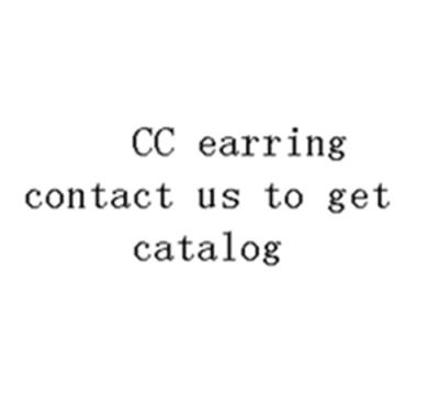 China Double letter cc brand jewelry TRENDY fashion earringJewelry for sale