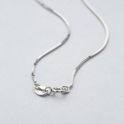 China CLASSIC Good Quality 925 Sterling Silver Box Chain for sale