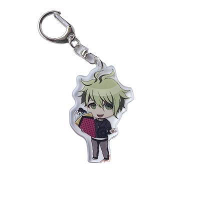 China Gift Made In China Top Quality Custom Anime Double Sided Printed Acrylic Charm Key Chain for sale