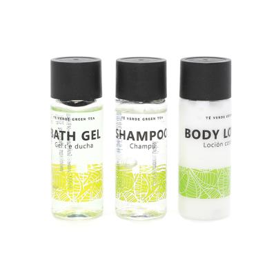 China Hotel Amenities Luxury Disposable Bath Base Cleansing Gel, Shampoo, Hair Conditioner, Body Lotion Bathroom Set for sale