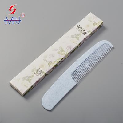 China Basic Cleansing Eco Friendly And Biodegradable Straw Comb For Hotel And Bathroom for sale