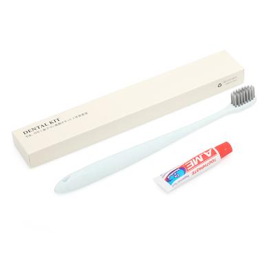 China Wholesale Custom Hotel Mini Travel Hotel Toothbrush With Toothpaste Kit for sale