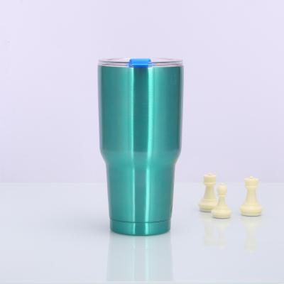 China Sustainable Warehouse 30 oz 20 oz Sublimation Tumbler Straight Skinny Matte Powder Coated Tumbler With Straw for sale