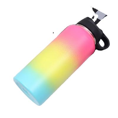 China Sustainable Stainless Steel Water Bottle Custom Sports With Logo Wide Mouth Stainless Steel Custom Sports Bottle Insulated Water Bottle for sale