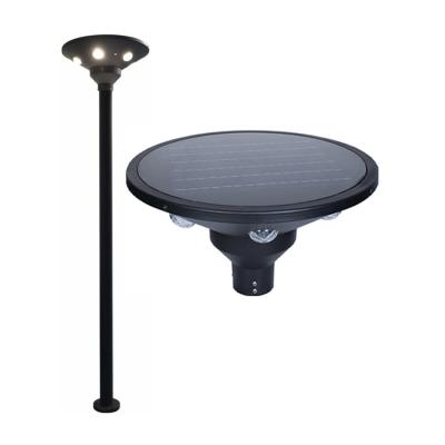 China Good Quality Garden Solar Light Head Room With 76mm Lamp Pole 12W SMD 2835 Solar Post Top Light for sale