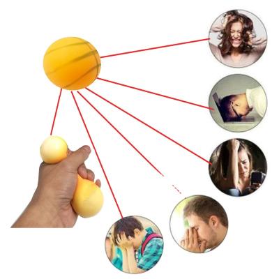 China 2021 New Arrival TPR TPR Hand Exerciser Stirring Toy New Sensory Decompression Toys Brain Stress Ball Cheaper for sale