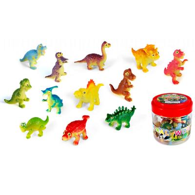 China Children's Toys 12 Pcs Realistic Looking Figures Toy Set Triceratops Dinosaurs Early Education and Study Simulation Dino Toys for sale