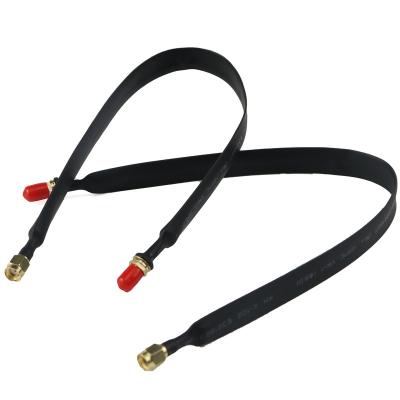 China 40mm 50mm RP-SMA Male To RP-SMA Female Window Door Through Antenna Cables For 868mhz 915mhz Antenna SWT13720 for sale