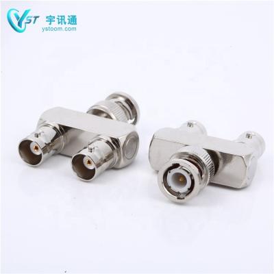 China BNC Male To 2* BNC Female Adapter 3 Ways YA-BNC-11 for sale