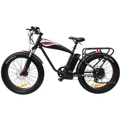 China Alloy 500W 36V 4.0 Tire Electric Bike Shark Aluminum Mode Tire Fat For Hot for sale