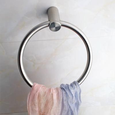 China Source Manufacturers Modern High Quality Bathroom Accessories 304 Stainless Steel Towel Ring for sale