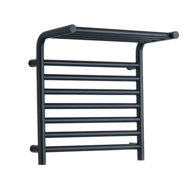 China Heater High Quality 304 Stainless Steel Luxury Best Selling Matte Black Electric Heated Towel Rail for sale