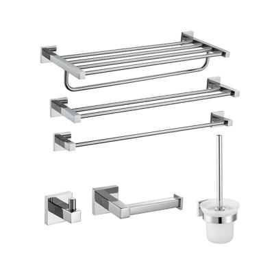 China Durable High Quality Best Price Bathroom Accessories Stainless Steel Luxury Bathroom Sets for sale