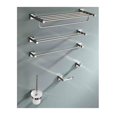 China Durable Factory Price Bathroom Accessories Towel Rack 304 Stainless Steel Bathroom Accessories Sets for sale