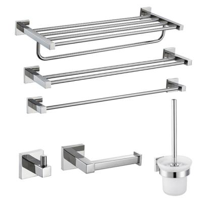 China Durable Best Price Modern Luxury Hotel Stainless Steel Bathroom Accessories Sets for sale