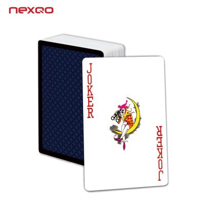 China PVC/paper/bio pvc pvc rfid playing cards with smart chip for intertainment for sale