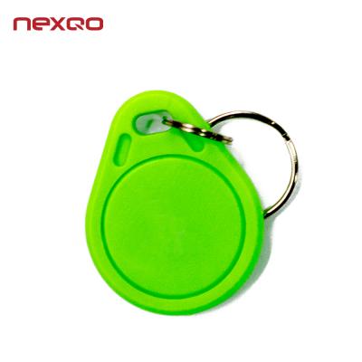 China Waterproof / Waterproof NFC Smart ABS Logo Printing Custom Plastic Factory Price FOB RFID Tag Keyfob HSKF1 Key Chain for sale