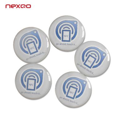 China Waterproof / NFC Epoxy Passive Contactless Sticker Waterproof 13.56Mhz RFID Tag For Social Media Contact for sale