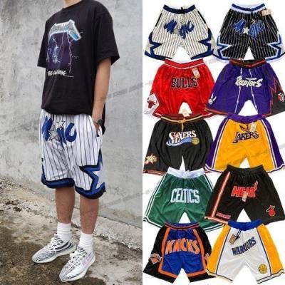 China High Quality Custom Made Breathable Shorts New Style Nbaing Basketball Shorts For All Teams N.B.A Uniforms Basketball Shorts for sale