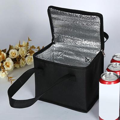 China Waterproof Custom Hot Seal Insulated Thermal Lunch Bags Fashional Eco Friendly Nonwoven Foldable Cooler Bags For Food And Beer for sale