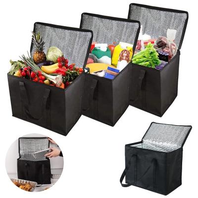 China Waterproof Wholesale Grocery Bags Delivery Eco-Friendly Insulated Reusable Lunch Cooler Bag for sale