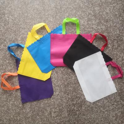 China Waterproof wholesale promotional pp coated custom printed eco tnt recycled grocery to handle non woven bag for sale