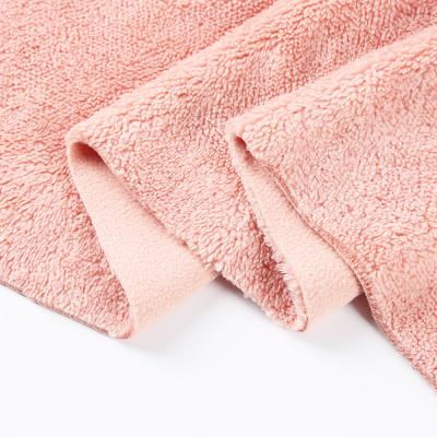 China 2021 Waterproof Plush Frabic Faux Fur Super Soft Sherpa Shu Velveteen For Blanket Lining for sale