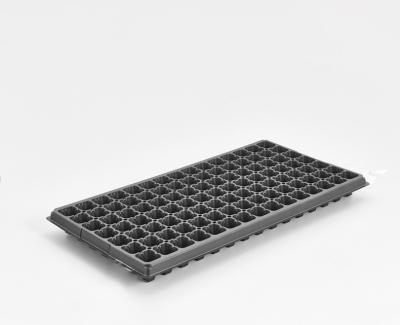 China 105 Cell Seedling Traditional Plastic Trays For Garden Nursery Seed Germination Plastic Black Seeds Growing Tray Indoor Outdoor Seedling for sale