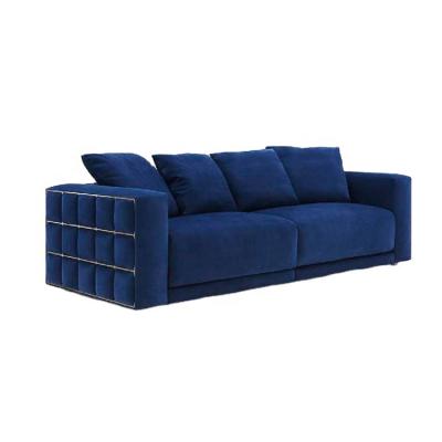 China Other High Quality Modern 3 Seat Sofa Velvet Couch Luxury Sofa. for sale