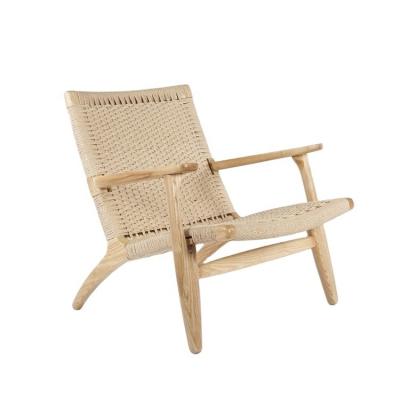 China French Provincial Recliner Living Room Wood Accent Chair Woven Rope Woven With Rope DF-22020. for sale