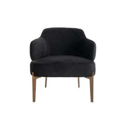 China Modern Luxury Living Room Velvet Armchair (Other) New Design Adjustable. for sale