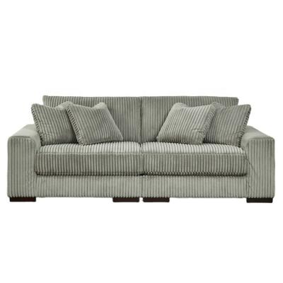 China Other High Quality Modern Corduroy Loveseat Modular Luxury Lounge 2 Seat Sofa. for sale