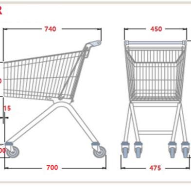 China Large Size Convenience Supermarket Metal Cart Store Shopping Trolley With Seat for sale