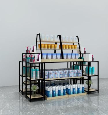 China Wholesale Morden China Beauty Products Store Shelf Display Rack, Cosmetics Display Rack for sale