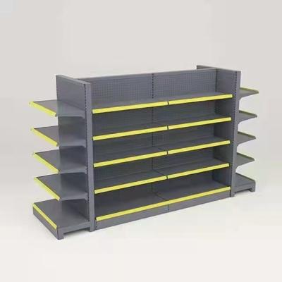 China Supermarket Shelves Double Sided Double Sided Heavy Duty Grocery Shelf , Material Handling Tools for sale