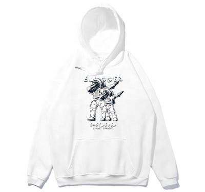 China Custom 200gsm Mens Factory Hoodies Loose Fashion Brand Ins Breathable Street Astronaut NASA Hoodies for sale