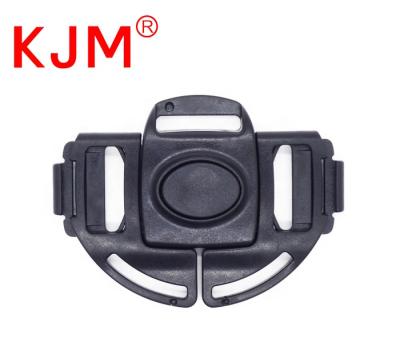 China Technic KJM Plastic 5 Point Clip Stroller Safety Harness Strap Buckle For Baby Stroller for sale
