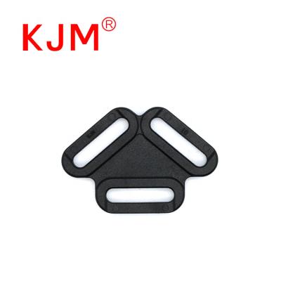 China Durable Customized POM Plastic Adjustable Triangle Buckle Suspender For Pet Chest Back for sale