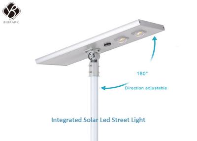 China Bright 50W LED Street Light Waterproof Solar Panel Adjustable Angle Die Cast Pathway Light for sale