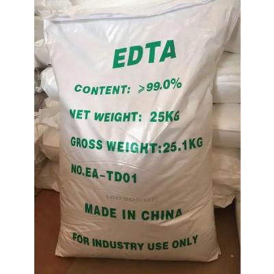 中国 C10H16N2O8 EDTA 60-00-4 重金属除塵剤 99.0% エチレンダイアミネテトラアセート酸 販売のため