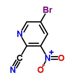 China 5-bromo-2-ciano-3-nitropiridina Pureza 98% C6H2BrN3O2 polvo cristalino en venta