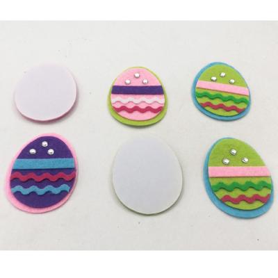 China Safety Hot Sale 4 Colors Creative Decorative Nonwoven Table Felt Sticker for sale