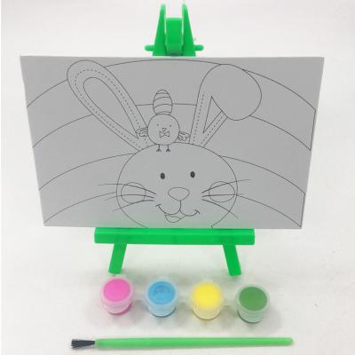 China DIY Paint Plant Outlet Kids Dye Toy Educational Toys Gifts 4 Colors Kids Place Cards Painting Sand Art Pictures for sale