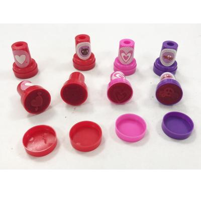 China DIY Practice Wholesale Promotional Stamp Kids Gifts Plastic Seal Rubber Self Ink Plastic Seal Stamp Toy for sale