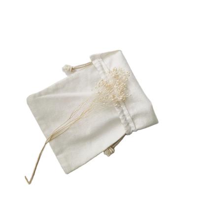 China Professional Manufacturer Drawstring Cotton Canvas Cosmetic Washable Bag Recyclable for sale