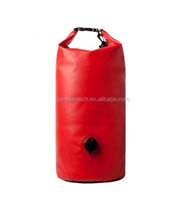 China Waterproof Dry Bags for Kayaking Premium Waterproof Inflatable Backpack with Adjustable Straps Cylinder Desktop Air Valve Compression Dry Bag for sale